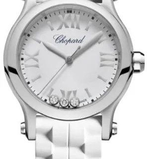 Chopard Happy Sport 278590-3001 30mm Stainless steel White