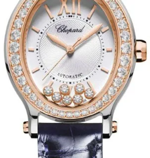 Chopard Happy Sport 278602-6003 31.5mm Yellow gold and Stainless steel Silver