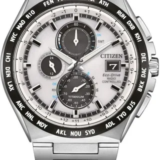 Citizen Eco-Drive AT8238-84A 43mm Titanium Silver