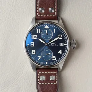 IWC Big Pilot IW515202 46mm Stainless steel Blue