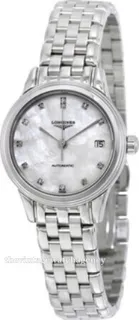 Longines Flagship L4.274.4.87.6 Stainless steel White