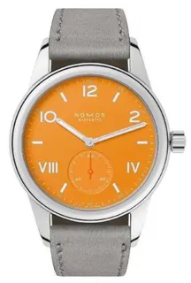 NOMOS Club Campus 710 36mm Stainless steel Orange