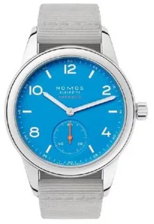 NOMOS Club Neomatik 742 37mm Stainless steel Blue