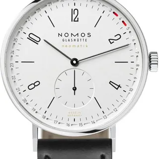 NOMOS Tangente Neomatik 180 40.5mm Stainless steel White