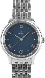 Omega De Ville 434.10.34.20.03.002 Stainless steel Blue