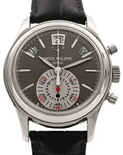 Patek Philippe Annual Calendar Chronograph 5960P-001 40.5mm Platinum Gray