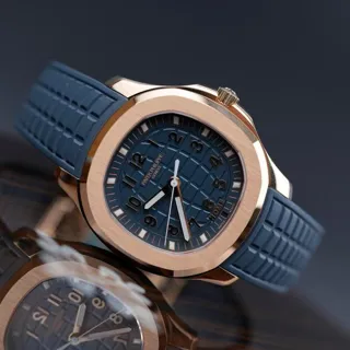 Patek Philippe Aquanaut 5269R-001 39mm Rose gold Blue