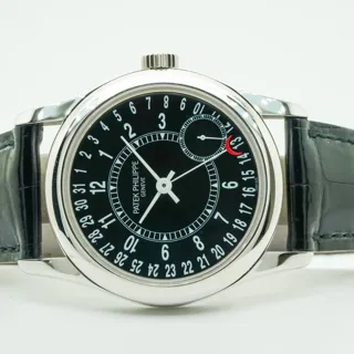 Patek Philippe Calatrava 6000G-001 37mm White gold Black