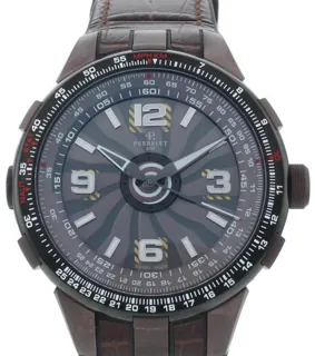 Perrelet Turbine Pilot A1094/2A 48mm Stainless steel Brown