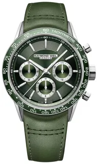 Raymond Weil Freelancer Stainless steel Green