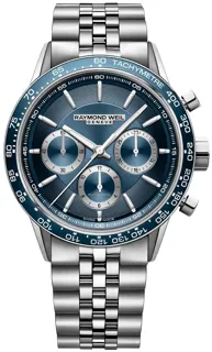 Raymond Weil Freelancer 43.5mm Stainless steel Blue