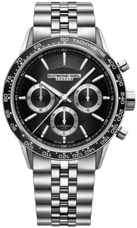 Raymond Weil Freelancer 43.5mm Stainless steel Black