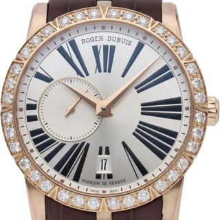 Roger Dubuis Excalibur DBEX0483 42mm Rose gold Silver