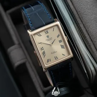 Rolex Cellini 4105 39mm Yellow gold Champagne