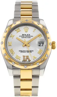 Rolex Datejust 178343 Yellow gold and Stainless steel Silver