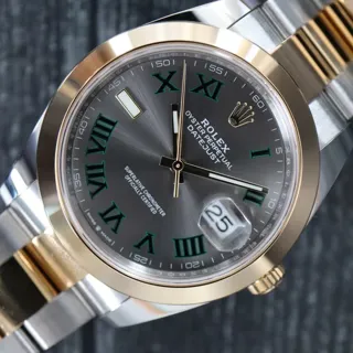 Rolex Datejust 41 126303 41mm Yellow gold and Stainless steel Gray