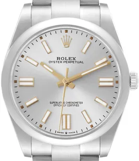 Rolex Oyster Perpetual 41 124300 Stainless steel Silver