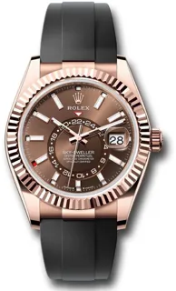 Rolex Sky-Dweller 336235 Everose gold Brown