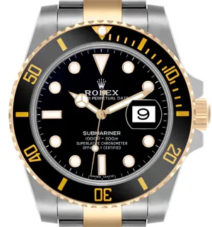 Rolex Submariner 116613LN Stainless steel and 18k yellow gold Black