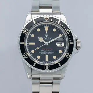 Rolex Submariner 1680 Stainless steel Black