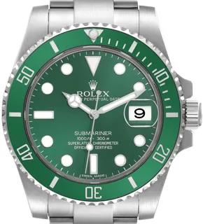 Rolex Submariner Hulk 116610LV Stainless steel Green