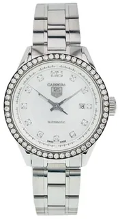 TAG Heuer Carrera Lady WV2413 28mm Stainless steel White