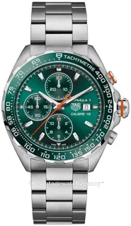 TAG Heuer Formula 1 CAZ201H.BA0876 44mm Brushed/polished steel Green