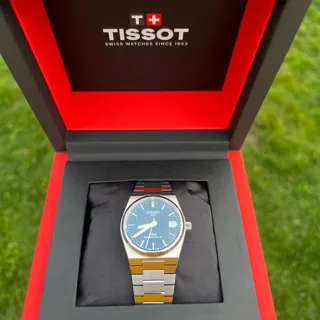 Tissot PRX Powermatic 80 T137.207.11.041.00 35mm Stainless steel Blue