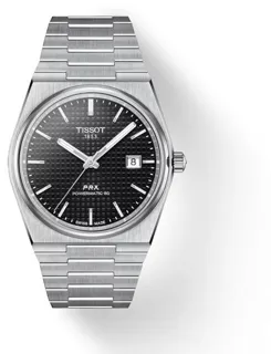 Tissot PRX Powermatic 80 T1374071105100 40mm Stainless steel Black