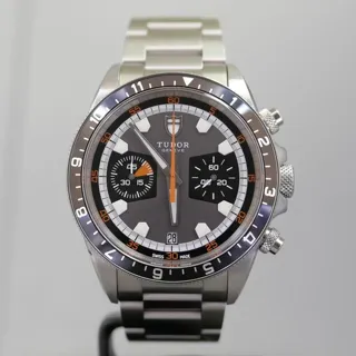 Tudor Heritage Chrono 70330N 42mm Stainless steel Gray