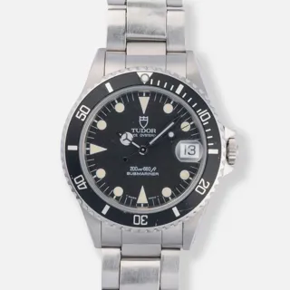 Tudor Prince Date 75090 Stainless steel Black