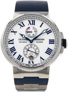 Ulysse Nardin Marine Chronometer Manufacture 1183-122/40 45mm Stainless steel White