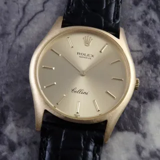 Rolex Cellini 3804 31.5mm Yellow gold Golden