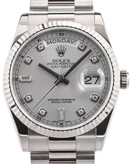 Rolex Day-Date 36 118239A 35mm Silver