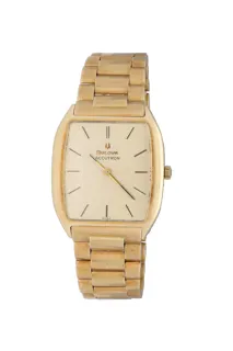 Bulova Accutron 3-204660 33mm 18k Gold Golden