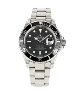 Rolex Oyster Perpetual Date "Submariner" 16610 40mm Stainless steel Black