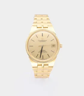 Omega Constellation 168.7239 34mm 18k Gold Golden