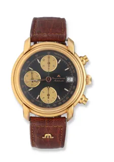 Maurice Lacroix Chronographe 2919 38mm Stainless steel and Gold-plated Black