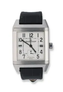 Jaeger-LeCoultre Reverso Squadra Hometime 230.8.77 35mm Stainless steel White