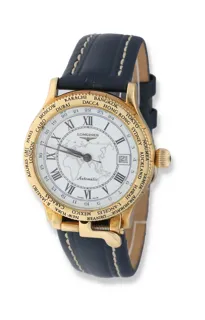 Longines The Pioneers Watch L2.610.6 18k Gold White