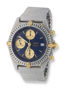 Breitling Chronomat B13047 39mm Stainless steel and Gold-plated Blue