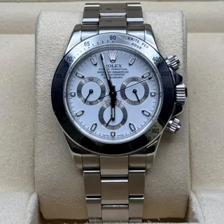 Rolex Daytona 116520-0016 40mm Stainless steel White