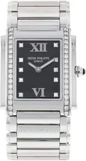 Patek Philippe Twenty~4 4910/10A-001 30mm Stainless steel Black