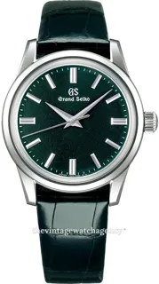 Grand Seiko Elegance Collection SBGW285G 37.5mm polished steel green