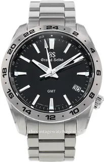 Grand Seiko Sport Collection SBGN027G 39mm Brushed/polished steel Black