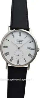 Longines Elegant L4.812.4.11.0 39mm Stainless steel White