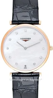 Longines La Grande Classique L47091882 33mm rose gold colored steel White