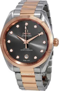 Omega Aqua Terra 220.20.38.20.56.001 Brushed/polished steel Gray