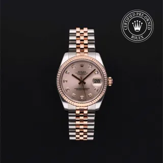 Rolex Oyster 178271 31mm Acciaio Oystersteel$oro Everose rosa