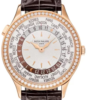 Patek Philippe World Time 7130R-013 36mm Rose gold White